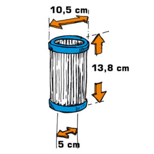 Filterkartusche Flowclear 1/20 HP, 2er-Pack