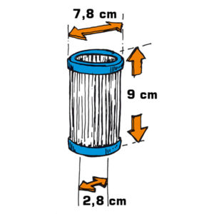 Filterkartusche Flowclear 58093 1/25 HP
