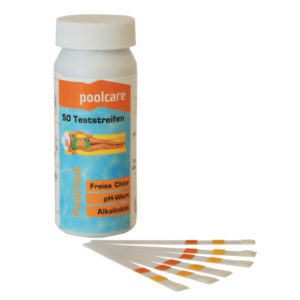 Poolteststreifen pH-Wert, Chlor & Alkalinität