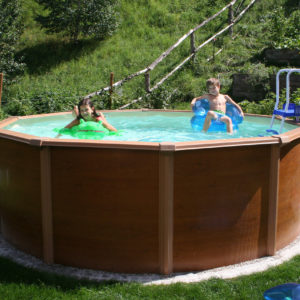 Woodstyle-Set 3,6 x 1,2 m mit Filter und Skimmer