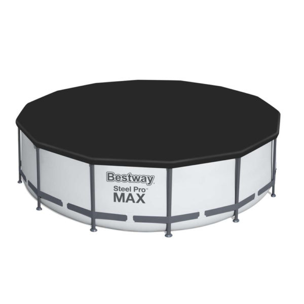 Framepool-Set Steel Pro MAX™ 4,27 x 1,07 m mit Filter, Leiter und Abdeckplane – Bild 5