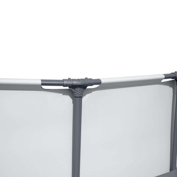 Framepool-Set Steel Pro MAX™ 4,27 x 1,07 m mit Filter, Leiter und Abdeckplane – Bild 6