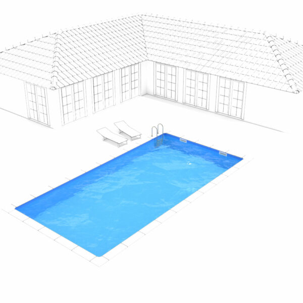 Poolbausatz Provence 10,0 x 5,0 x 1,50 m – Bild 2
