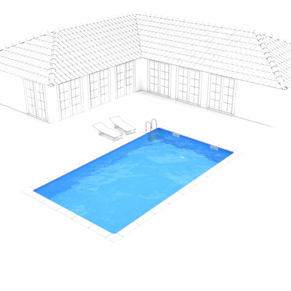 Poolbausatz Provence 9,0 x 5,0 x 1,50 m – Bild 2