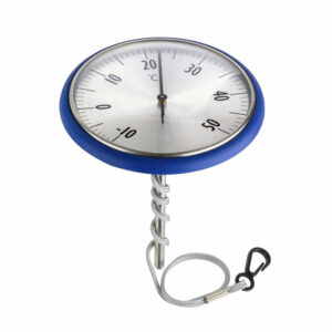 Poolthermometer Easy BLUE Edelstahl